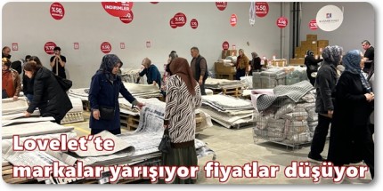 Lovelet’te Ev Tekstili ve Züccaciye Festivali Yoğun İlgi Görüyor